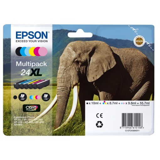 Epson T2438 Genuin Multipack Ink Cartridge