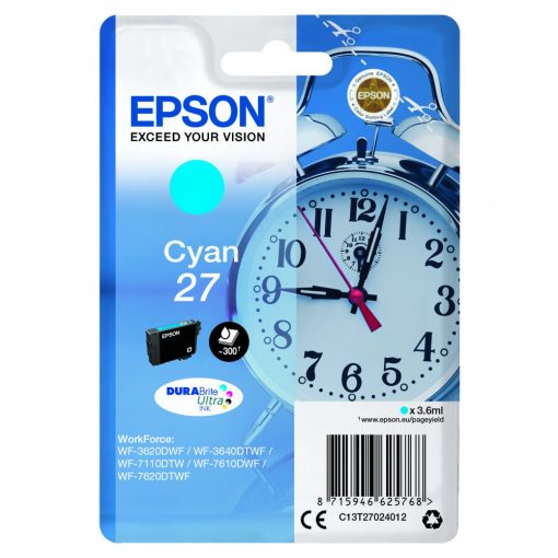 Epson T2702 Eredeti Cyan Tintapatron