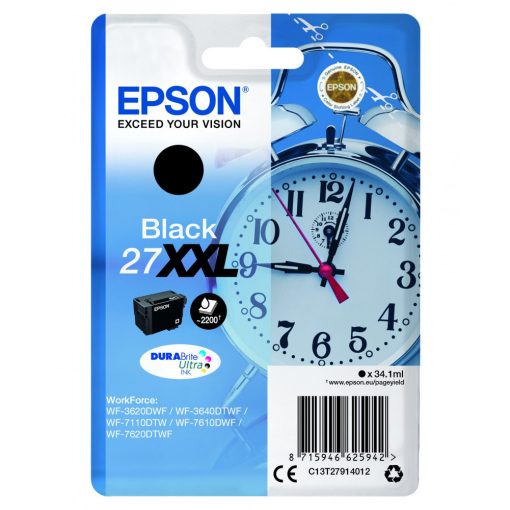 Epson T2791 Eredeti Fekete Tintapatron