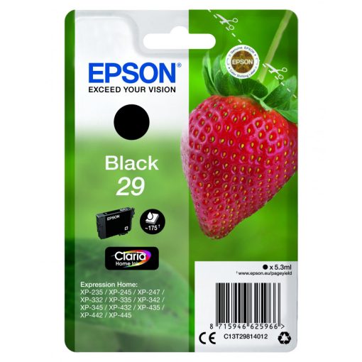 Epson T2981 Eredeti Fekete Tintapatron