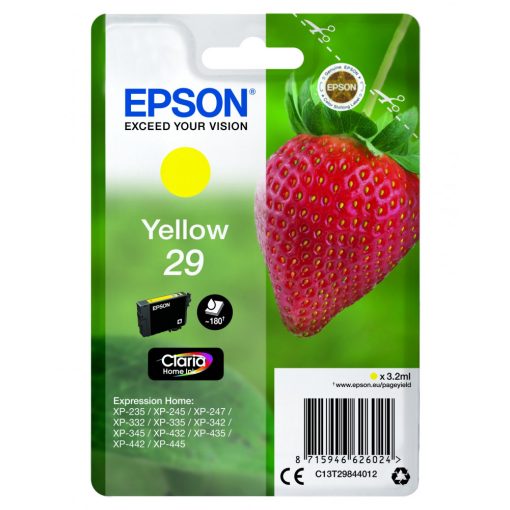 Epson T2984 Eredeti Yellow Tintapatron