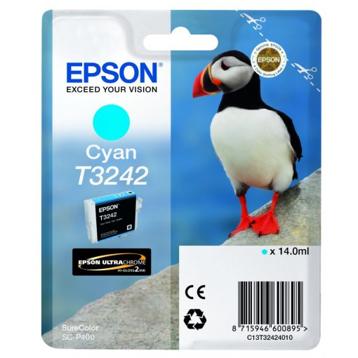 Epson T3242 Genuin Cyan Ink Cartridge