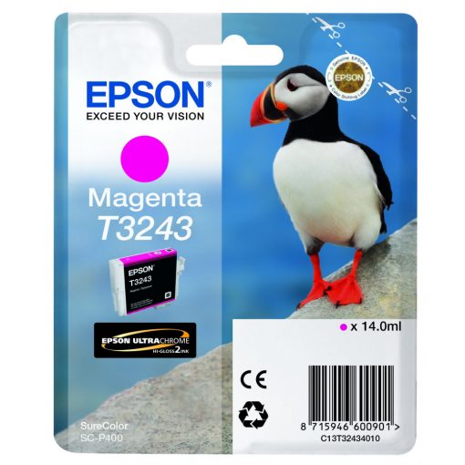 Epson T3243 Eredeti Magenta Tintapatron