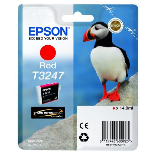 Epson T3247 Eredeti Piros Tintapatron