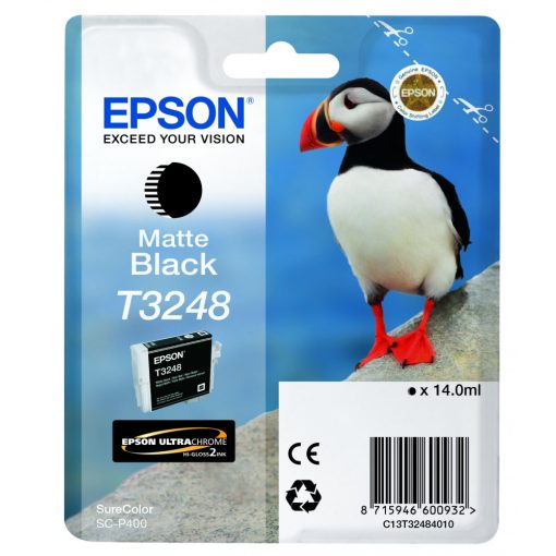 Epson T3248 Eredeti Matt Fekete Tintapatron