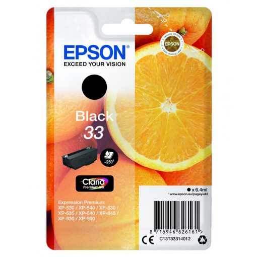 Epson T3331 Eredeti Fekete Tintapatron