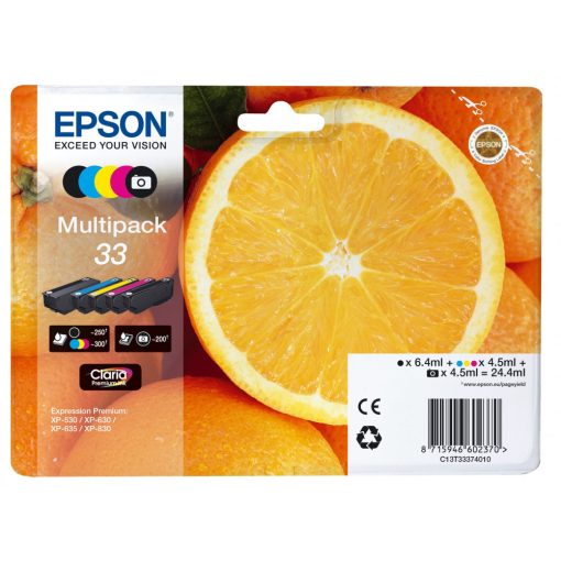 Epson T3337 Genuin Multipack Ink Cartridge