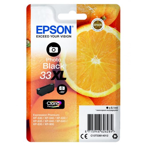 Epson T3361 Eredeti Photo Fekete Tintapatron