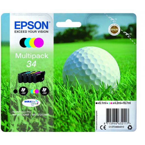 Epson T3466 Genuin Multipack Ink Cartridge