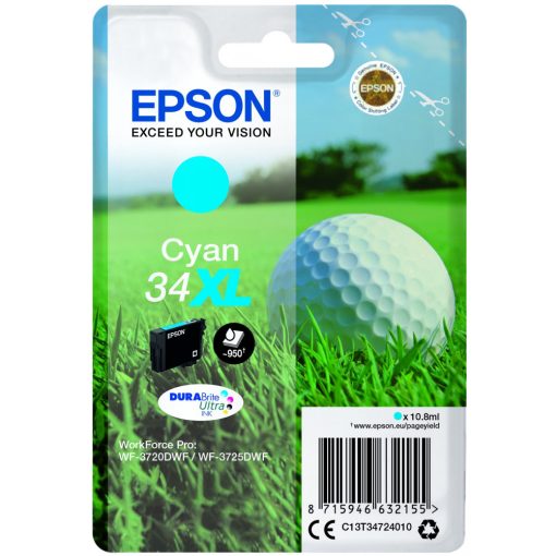 Epson T3472 Genuin Cyan Ink Cartridge