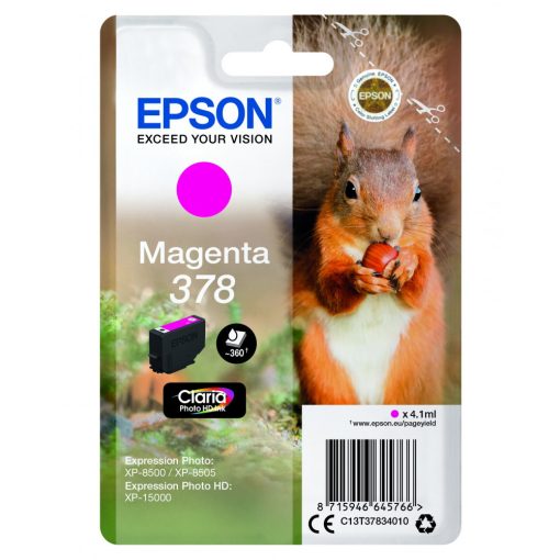 Epson T3783 Eredeti Magenta Tintapatron