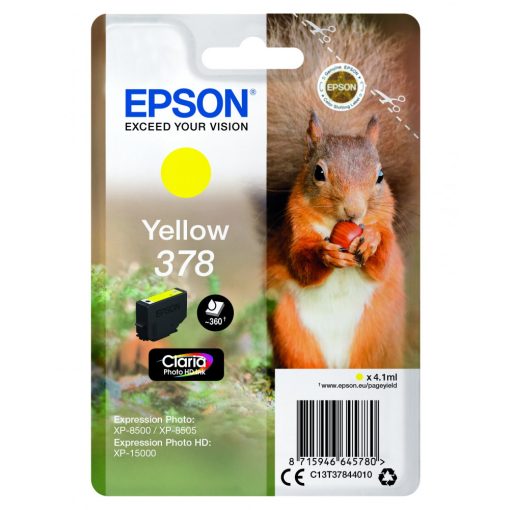 Epson T3784 Eredeti Yellow Tintapatron