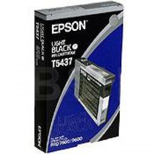 Epson T5437 Genuin Világos Black Plotter Ink Cartridge