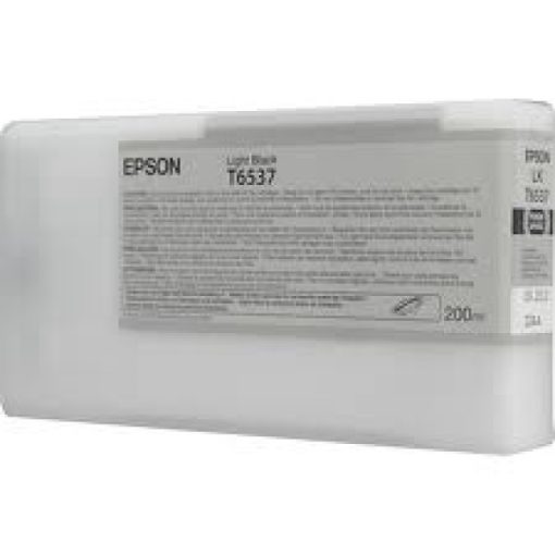 Epson T6537 Genuin Világos Black Plotter Ink Cartridge