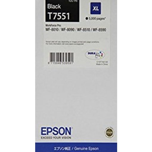 Epson T7551 Genuin Black Ink Cartridge
