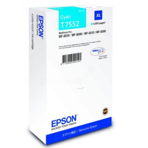 Epson T7552 Genuin Cyan Ink Cartridge