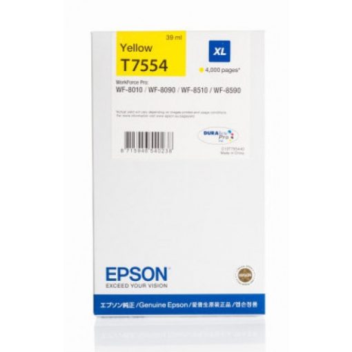 Epson T7554 Eredeti Yellow Tintapatron