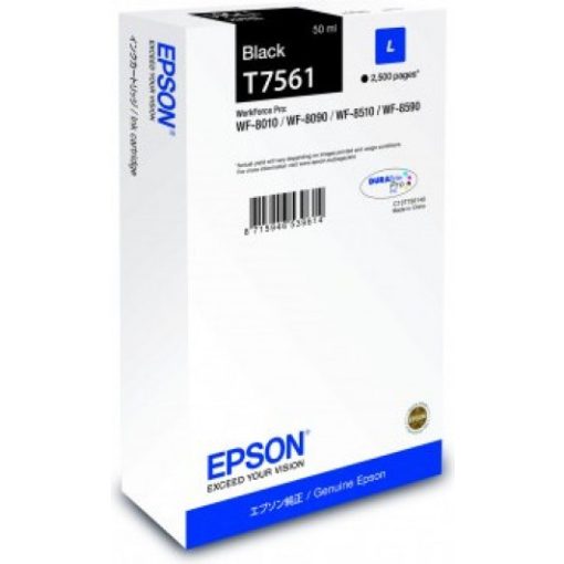 Epson T7561 Eredeti Fekete Tintapatron