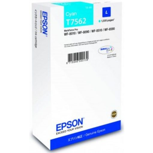 Epson T7562 Genuin Cyan Ink Cartridge