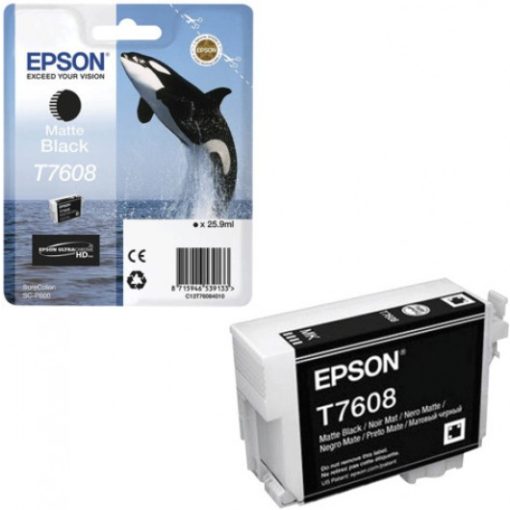 Epson T7608 Genuin Matt Black Ink Cartridge
