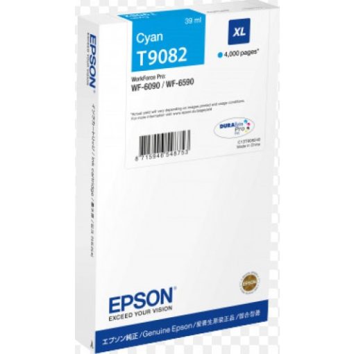 Epson T9082 Eredeti Cyan Tintapatron