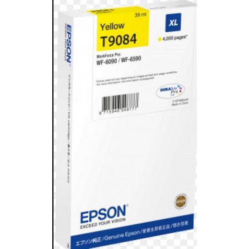 Epson T9084 Genuin Yellow Ink Cartridge
