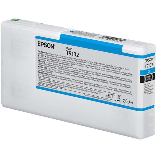 Epson T9132 Eredeti Cián Plotter Tintapatron