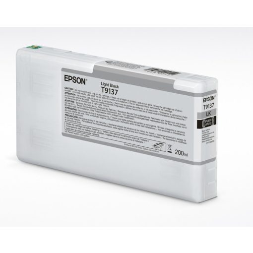 Epson T9137 Genuin Világos Black Plotter Ink Cartridge