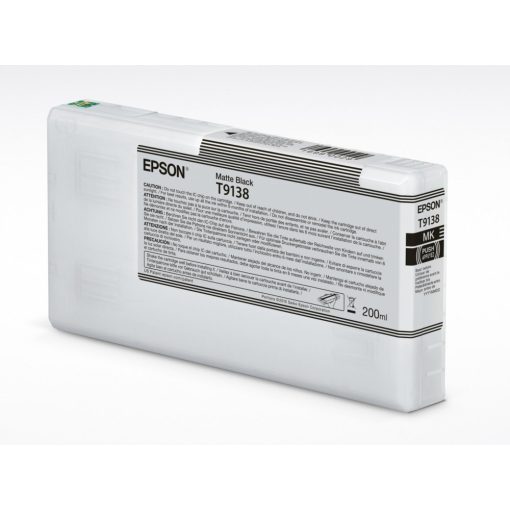 Epson T9138 Genuin Matt Black Plotter Ink Cartridge