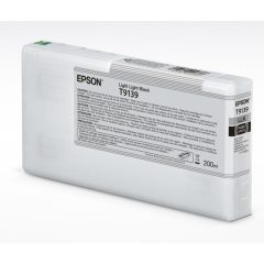   Epson T9139 Eredeti Világos Világos Fekete Plotter Tintapatron