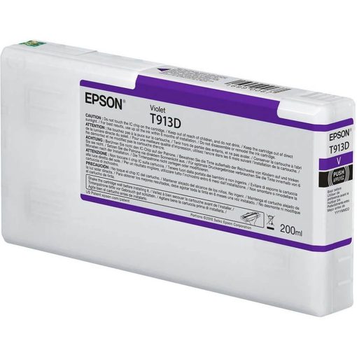 Epson T913D Genuin Violet Plotter Ink Cartridge