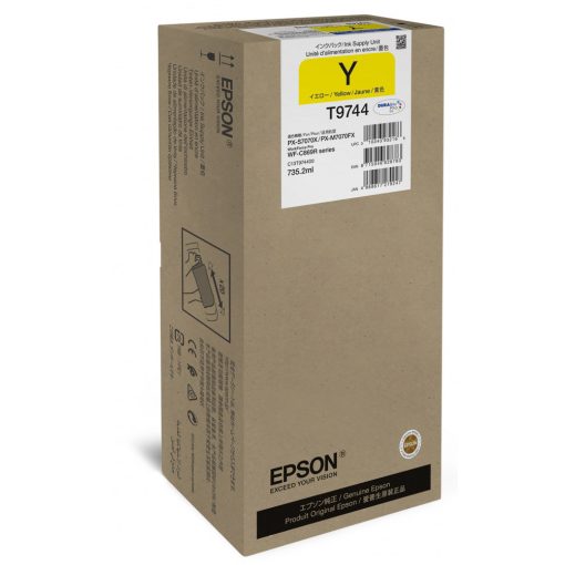 Epson T9744 Eredeti Yellow Tintapatron