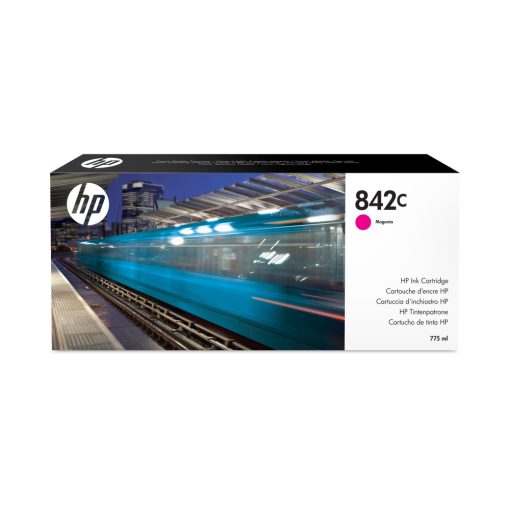 HP C1Q55A HP842C Eredeti Magenta Plotter Tintapatron