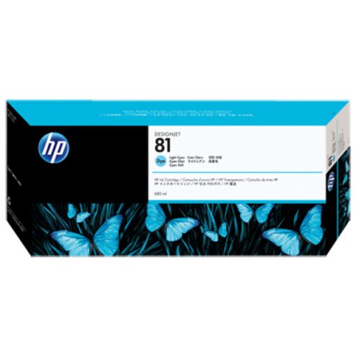 HP C4934A HP81 Genuin Cyan Plotter Ink Cartridge