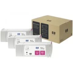 HP C5068A HP81 Eredeti Magenta Plotter Tintapatron