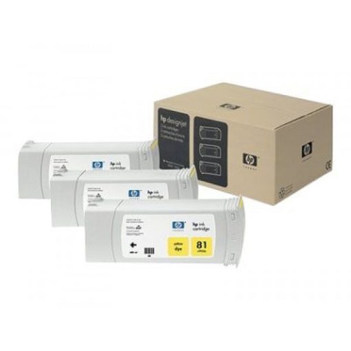 HP C5069A HP81 Genuin Yellow Plotter Ink Cartridge