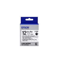 Epson LK-4TBW Black/Transparent 12mm szalag(9m)