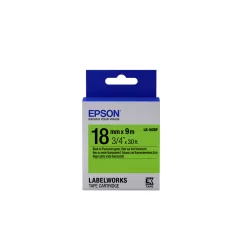 Epson LK-5GBF Black/Green 18mm szalag (9m)