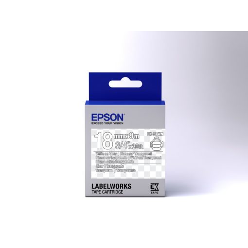 Epson LK-5TWN White/Transparent 18mm szalag(9m)