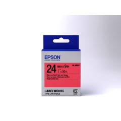 Epson LK-6RBP Black/Red 24mm szalag (9m)