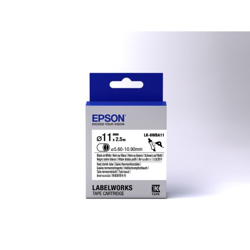 Epson LK-6WBA11 Black/White D11mm szalag(2.5m)