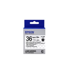 Epson LK-7TBN Black/Transparent 36mm szalag(9m)