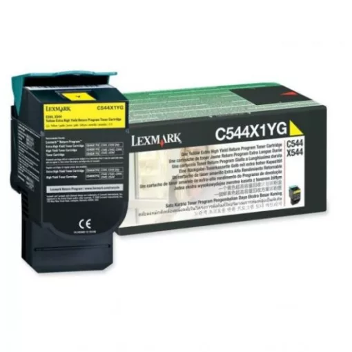 Lexmark C544/X544 Genuin Yellow Toner