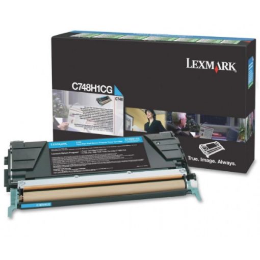 Lexmark C748 Return Eredeti Cián Toner