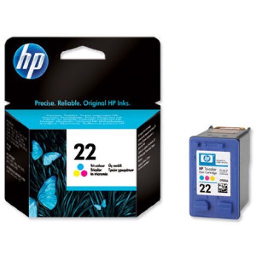 HP C9352A No.22 Genuin Háromszínű CMY Ink Cartridge