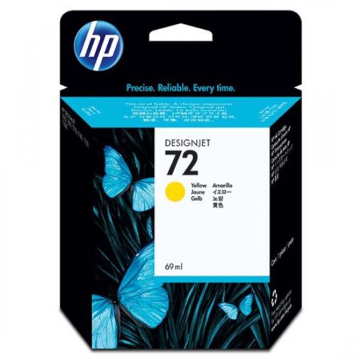 HP C9400 HP72 Genuin Yellow Plotter Ink Cartridge