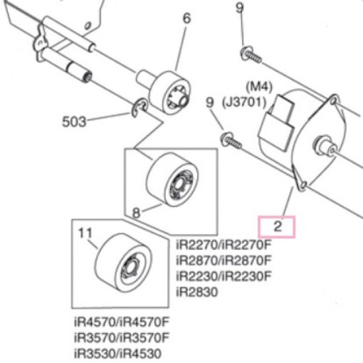 CA FK2-0365 Stepping motor