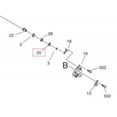 CA MS4-2703 Developing bushing ring