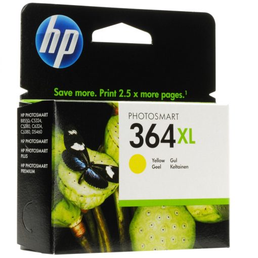 HP CB325EE No.364XL Eredeti Yellow Tintapatron