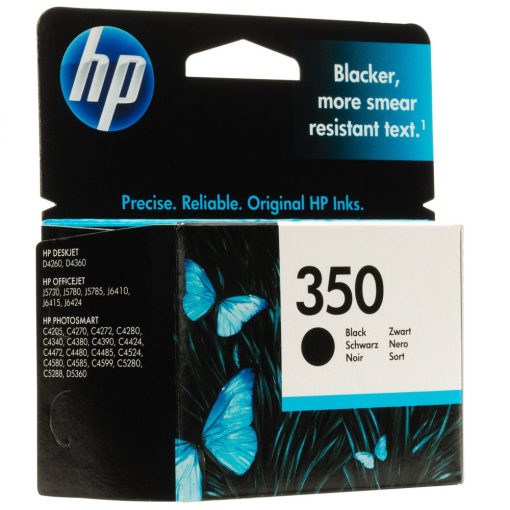 HP CB335EE No.350 Eredeti Fekete Tintapatron